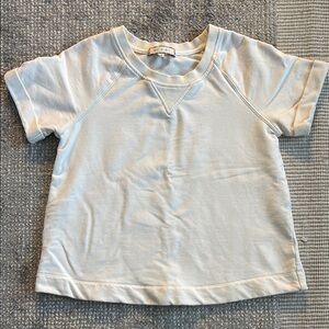 Anthropologie Short Sleeve Sweatshirt